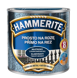 HAMMERITE Farba na rdzę 0,25L NIEBIESKI MŁOTKOWY