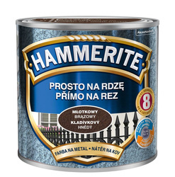 HAMMERITE Farba na rdzę 2,5L BRĄZOWY MŁOTKOWY