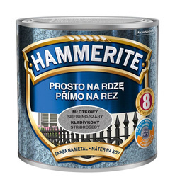 HAMMERITE Farba na rdzę 2,5L SREBRNY MŁOTKOWY