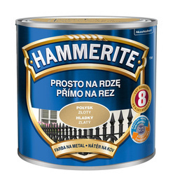 HAMMERITE Farba na rdzę 2,5L ZŁOTY POŁYSK