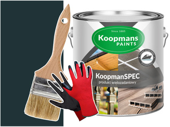 KoopmanSPEC Farba do metalu betonu ANTRACYT 0,25L