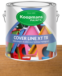 Koopmans COVER LINE XT lakierobejca do mebli okien ogrodu 106 ORZECH BRAZ 1L