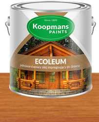 Koopmans ECOLEUM Jednowarstwowy olej impregnat do drewna 226 mahoń 2,5L