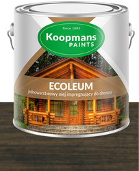 Koopmans ECOLEUM Jednowarstwowy olej impregnat do drewna 239 czarny 2,5L