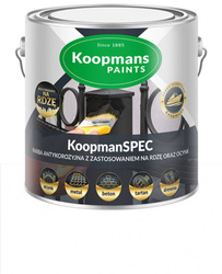 Koopmans KoopmanSPEC Farba do drewna kamienia metalu RAL 9003 BIAŁY 0,25L