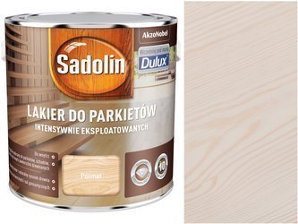 Lakier półmat do parkietu i schodów Sadolin PÓŁMAT 2,5L