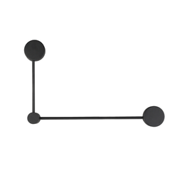 NOWODVORSKI Lampa ścienna kinkiet ORBIT II A 2X8W G53 czarny 7804