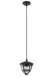 NOWODVORSKI Lampa sufitowa wisząca zewnętrzna AMELIA 10496 E27 CZARNY IP44