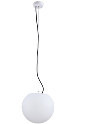 NOWODVORSKI Lampa sufitowa wisząca zewnętrzna CUMULUS M 9715 BIAŁY E27 IP65