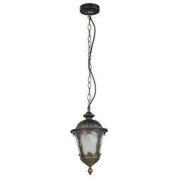 NOWODVORSKI Lampa sufitowa wisząca zewnętrzna TYBR I 4684 E27 CZARNY IP44