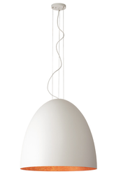 Nowodvorski Lampa wisząca Żyrandol EGG XL 10325 BIAŁA 75 cm 7 x E27