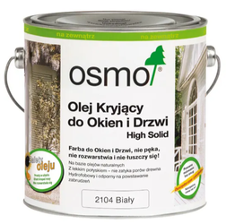 OSMO Olej Kryjący do OKIEN i DRZWI BIAŁY 2104 0,75L