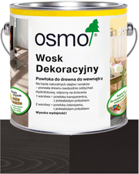 OSMO Wosk Dekoracyjny Intensywny  CZARNY 3169 0,005L PRÓBKA