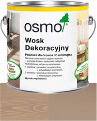 OSMO Wosk Dekoracyjny Intensywny IRCHOWO SZARY RAL 1019 3132 0,125L