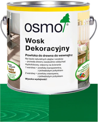 OSMO Wosk Dekoracyjny Intensywny MIĘTOWY ZIELONY RAL 6029 3131 0,125L