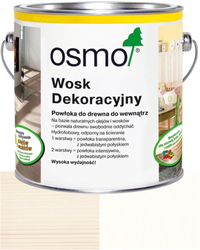 OSMO Wosk Dekoracyjny Intensywny  ŚNIEG 3188 0,005L PRÓBKA