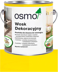 OSMO Wosk Dekoracyjny Intensywny ŻÓŁTY KADMOWY RAL 1021 3105 0,125L