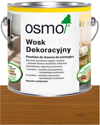 OSMO Wosk Dekoracyjny Transparentny BEZBARWNY KONIAK 3143 0,75L