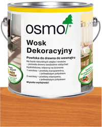 OSMO Wosk Dekoracyjny Transparentny BEZBARWNY WIŚNIA 3137 0,125L