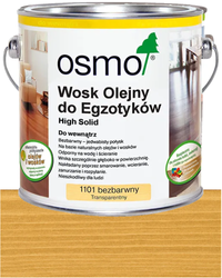 OSMO Wosk Olejny do Egzotyków Drewna Egzotycznego BEZBARWNY 1101 0,125L