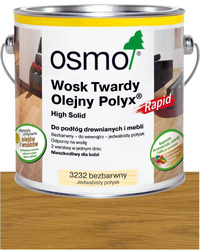 OSMO Wosk Twardy Olejny RAPID 3232 BEZBARWNY JEDWABISTY POŁYSK 0,75L