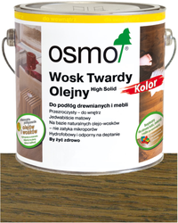 OSMO Wosk Twardy Olejny Wosk KOLOR 3075 CZARNY 0,125L