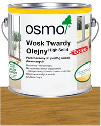 OSMO Wosk twardy Olejny EXPRESS 3332 BEZBARWNY JEDWABISTY POŁYSK 0,75L