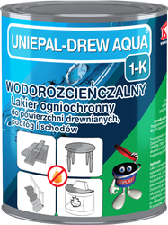 Ogniochronny Lakier UNIEPAL-DREW Aqua 1-K 10L