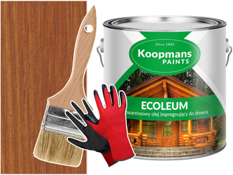 Olej do drewna Elewacje Gont ECOLEUM Teak 2,5L