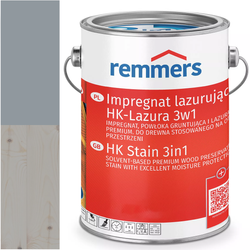 Remmers HK-Lasur Lazura Ochronna do drewna RAL 7001 SZARY SREBRNY 5L