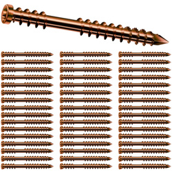 SPAX WKRĘTY TARASOWE 5x50 T25 A2 złoto - 50 SZTUK