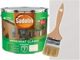 Sadolin Classic Hybrydowy - Biały Kremowy 4,5L