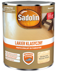 Sadolin Lakier klasyczny PROFESJONALNY do parkietów BEZBARWNY POŁYSK 0,7L