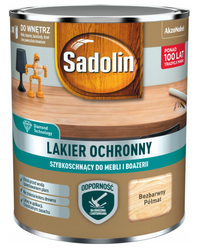 Sadolin Lakier ochronny do drewna mebli i boazerii BEZBARWNY PÓŁMAT 0,2L