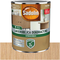 Sadolin Lakierobejca Dekoracyjna do wnętrz okien drzwi DĄB JASNY 0,2L