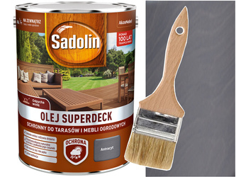 Sadolin SUPERDECK olej do tarasu Antracyt 0,75L