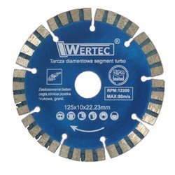 Tarcza Diamentowa do cięcia 125mm WTDS12510T beton